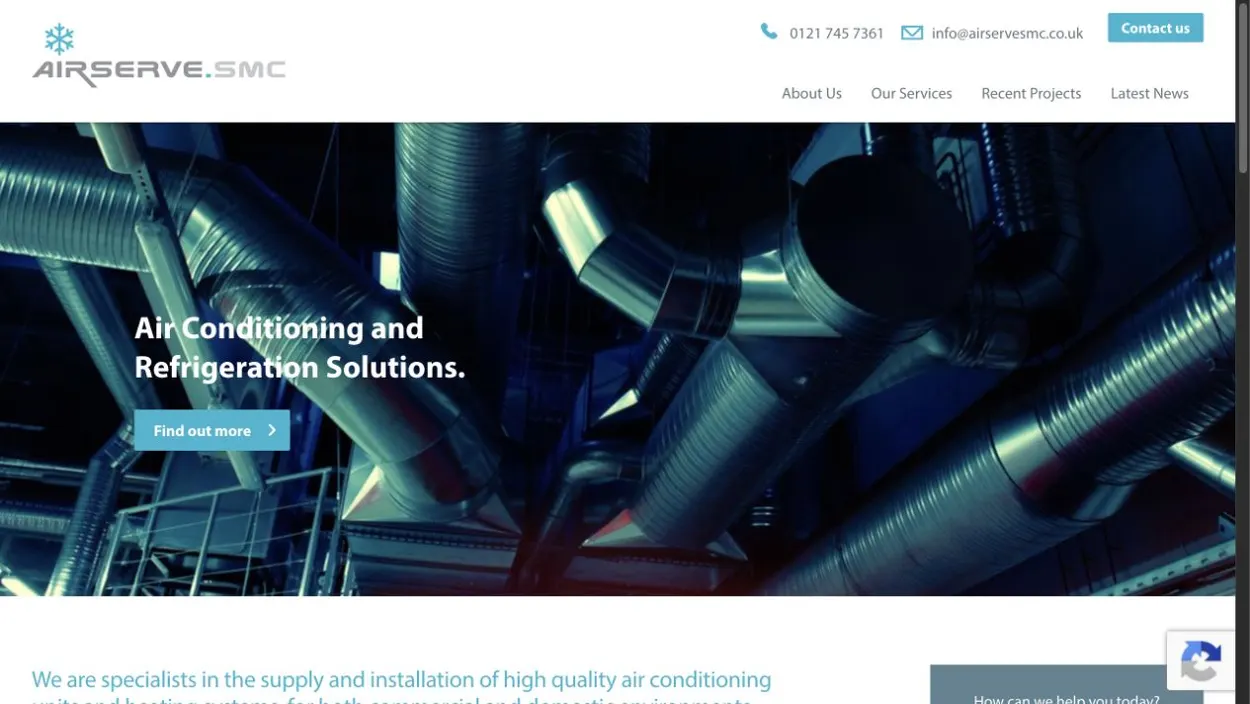 Airserve SMC website