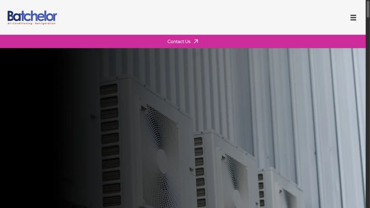 Batchelor Air Conditioning & Refrigeration website