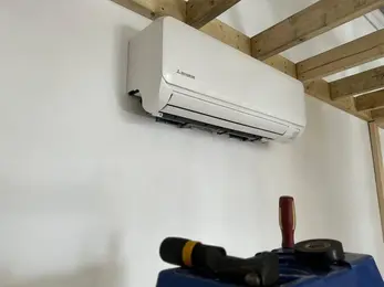 Mitsubishi wall unit install