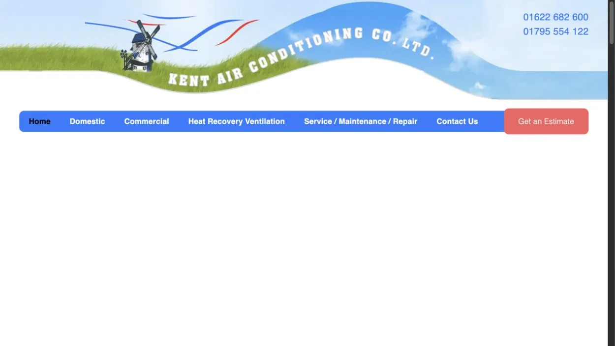 Kent Air Conditioning Co website